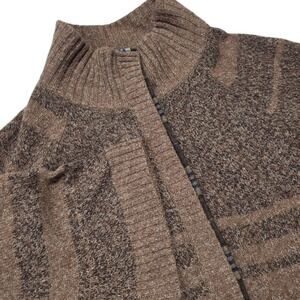 Free People Bell Sleeve Knit Cardigan‎ Sweater Brown Multi Size M